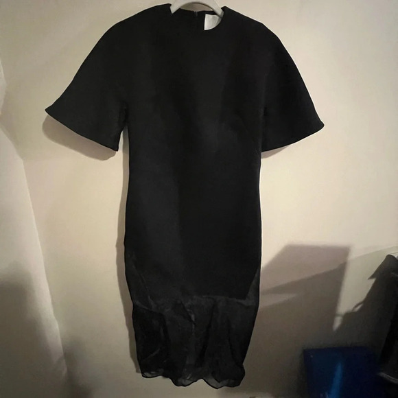 Solace London Black Midi Dress, size 2 - Picture 4 of 8